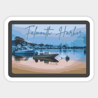 Falmouth Harbor, Cape Cod Sticker